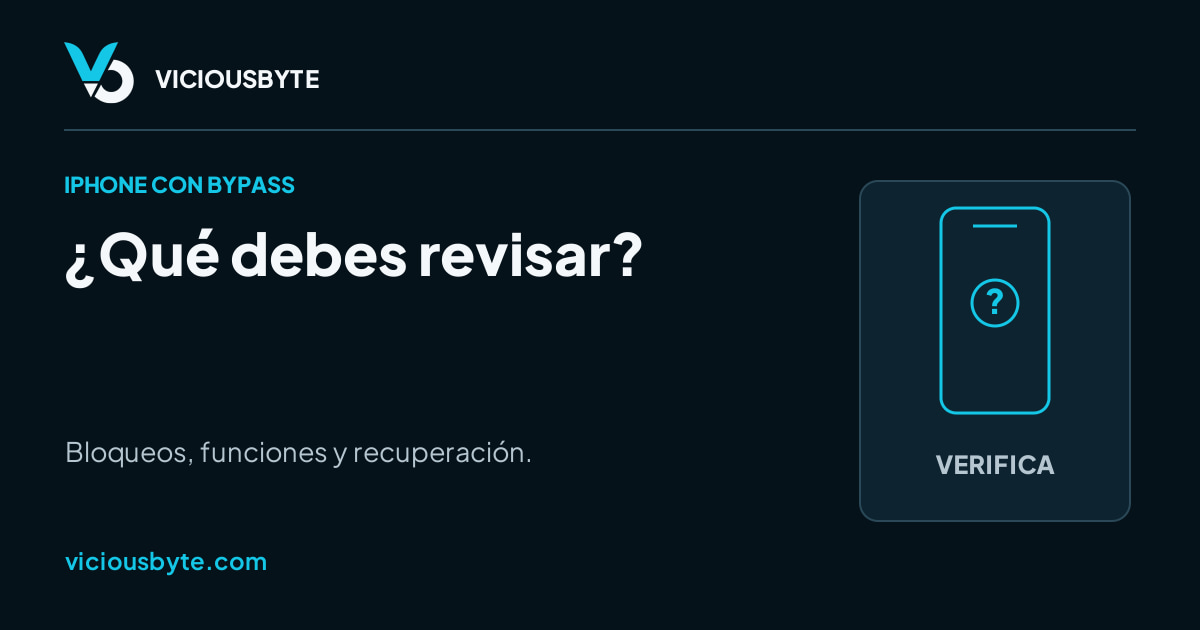 iPhone con bypass: qué ofrecen iRemoval PRO e iRemove Tools y qué revisar