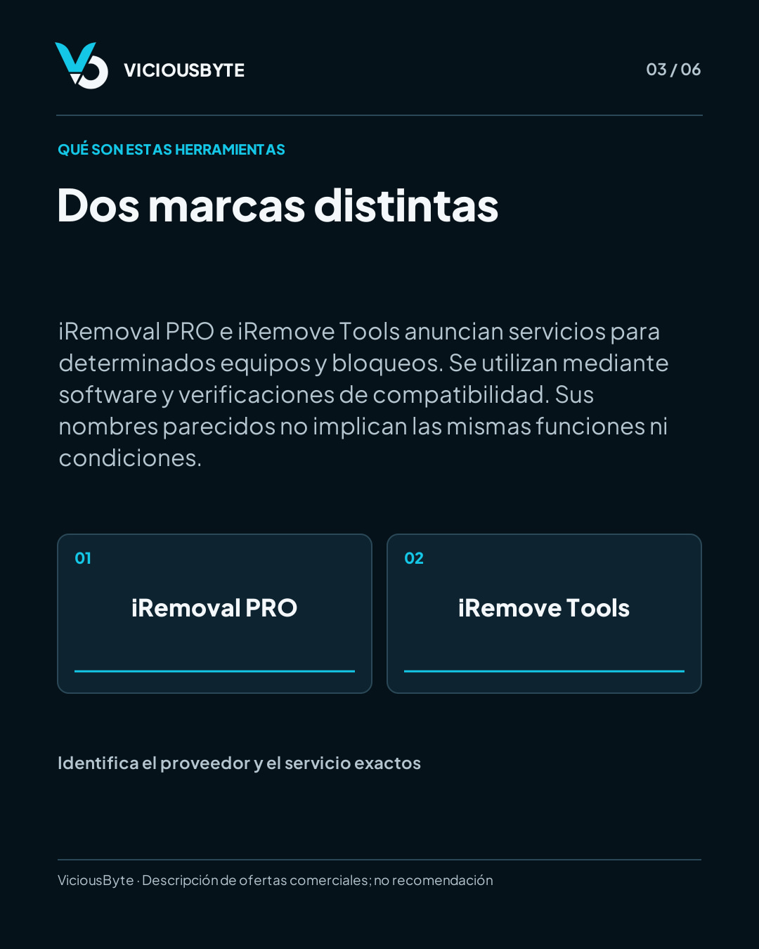 iPhone con bypass: qué ofrecen iRemoval PRO e iRemove Tools y qué revisar — lámina 3