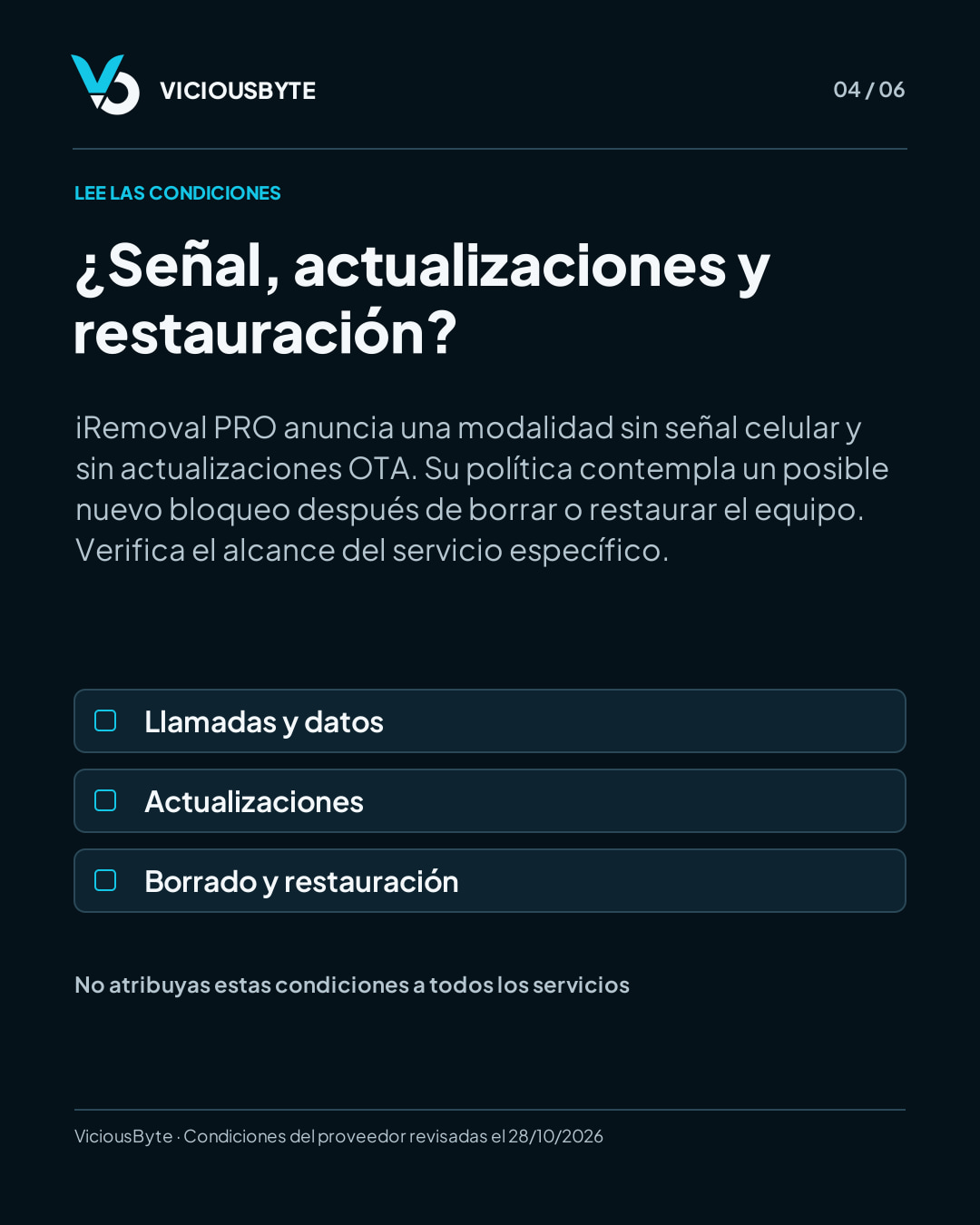 iPhone con bypass: qué ofrecen iRemoval PRO e iRemove Tools y qué revisar — lámina 4