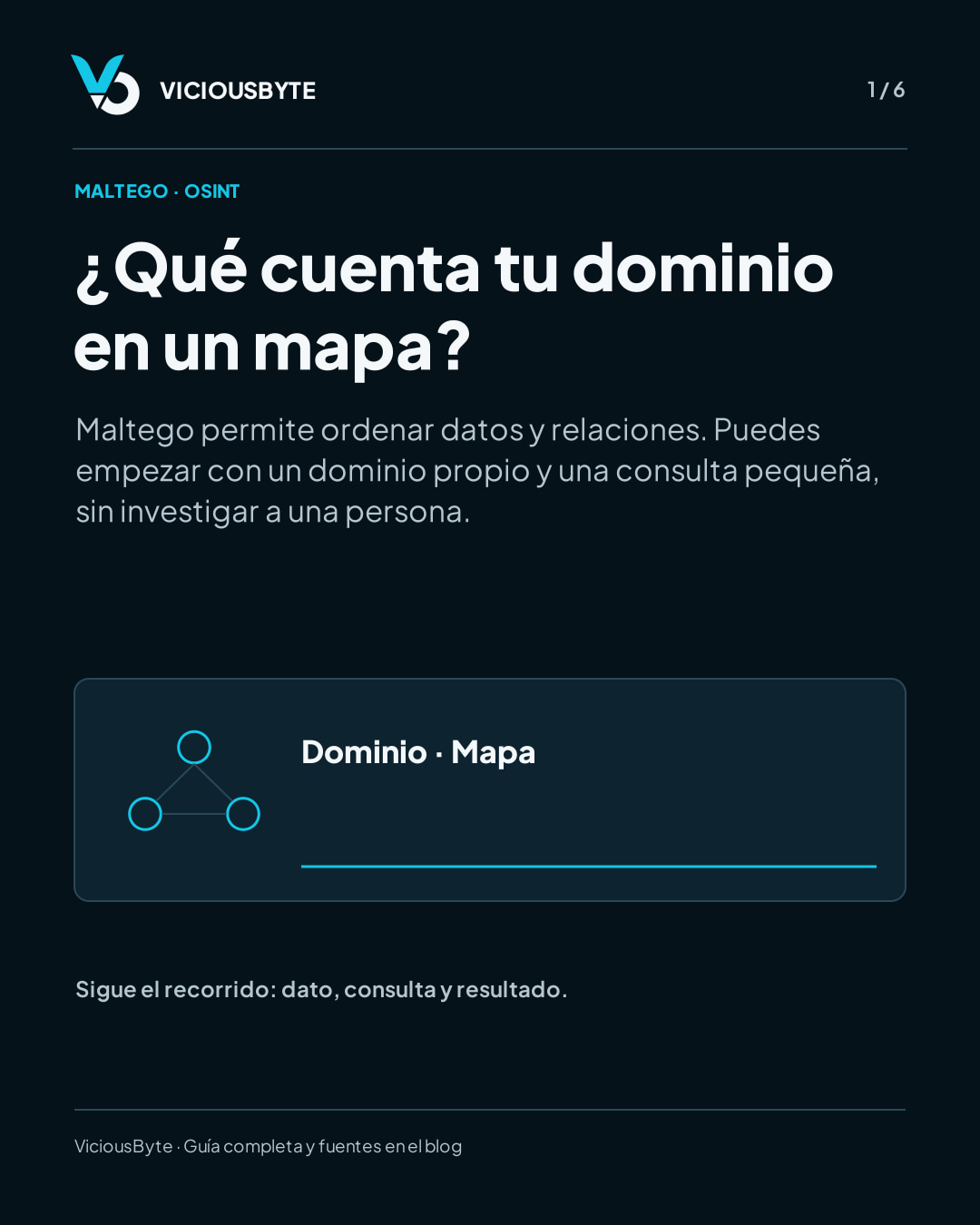 Maltego: convierte un dominio en un mapa que puedas explicar — lámina 1